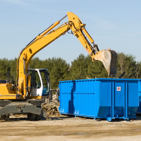 what size residential dumpster rentals are available in Carlton Pennsylvania